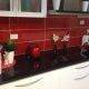 kitchen splashback red tiles