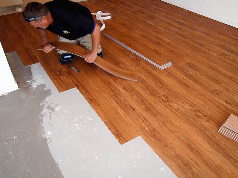 Installing Loose Lay Vinyl Planks
