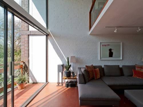 living area terracotta floor living area terracotta floor