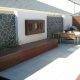 outdoor feature wall
